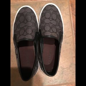 Coach Slip On Canvas Shoes